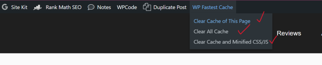 Clear Cache Tutorial