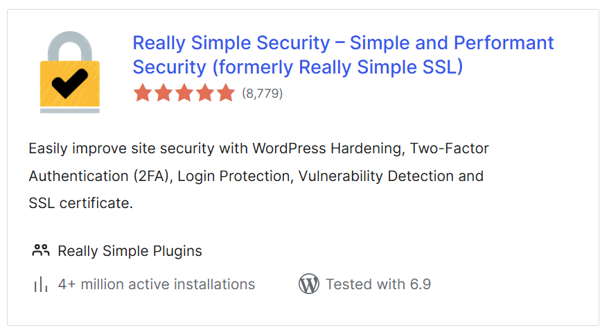 Really Simple Security