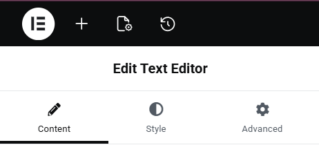 Widget Editor