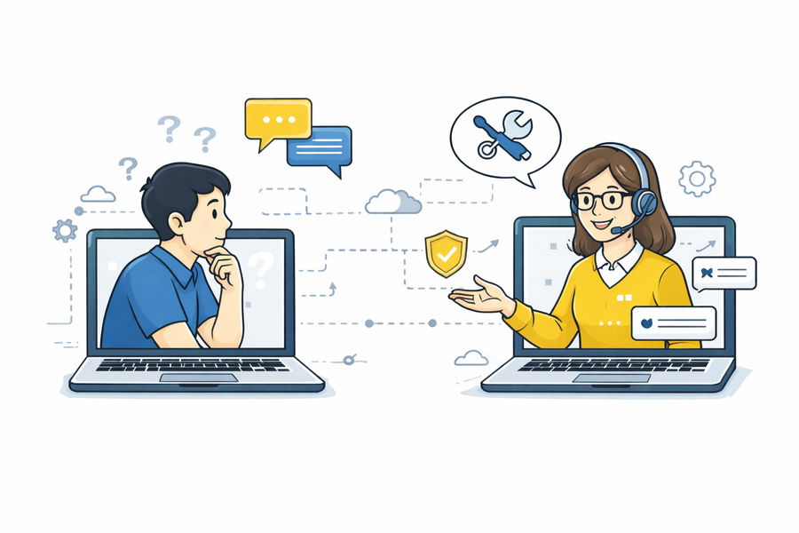 DreamHost support real person