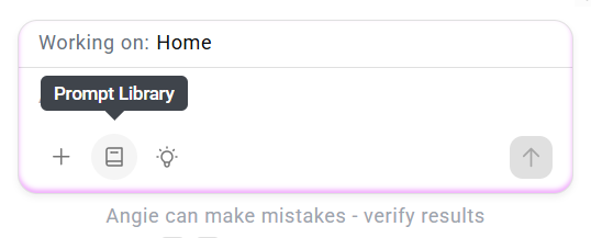 Prompt Library Button
