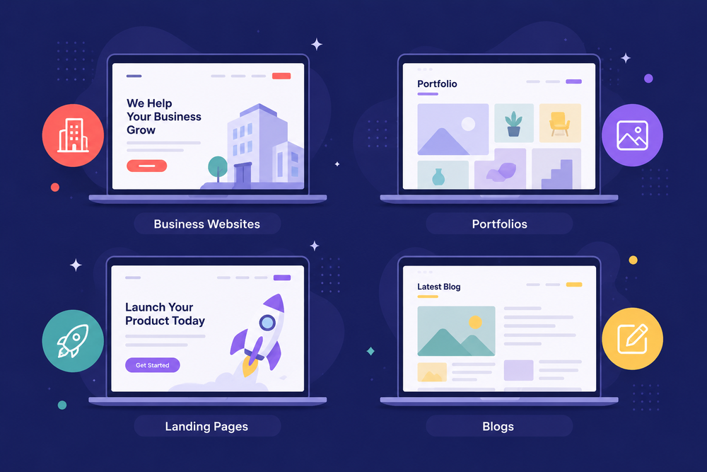 Websites Remixer AI Examples